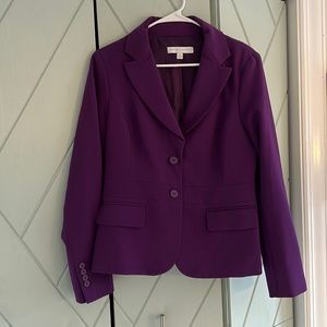 New York Company Size 10 Stretch Blazer/Suit Jacket (Purple). Never worn.